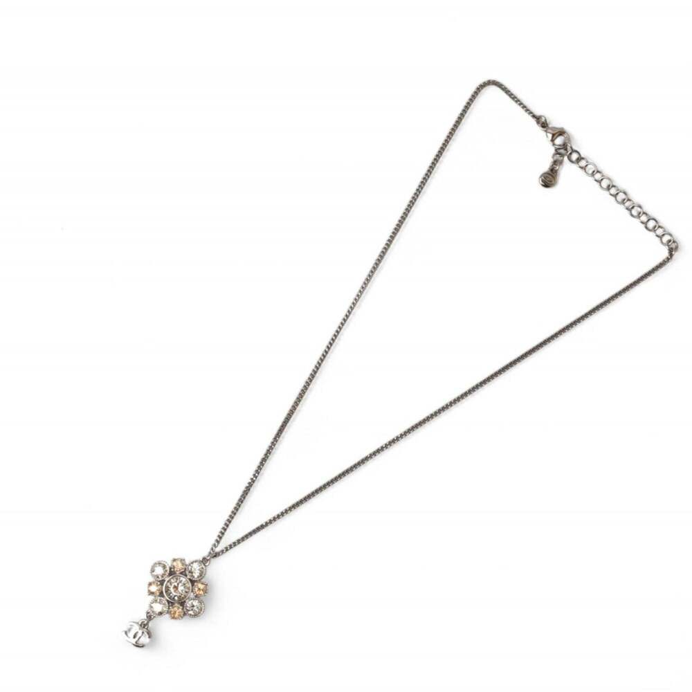 CHANEL Authentic Silver Logo Necklace - Picture 3 of 8